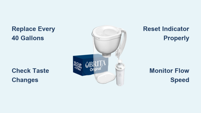 When to Change Brita Water Filter