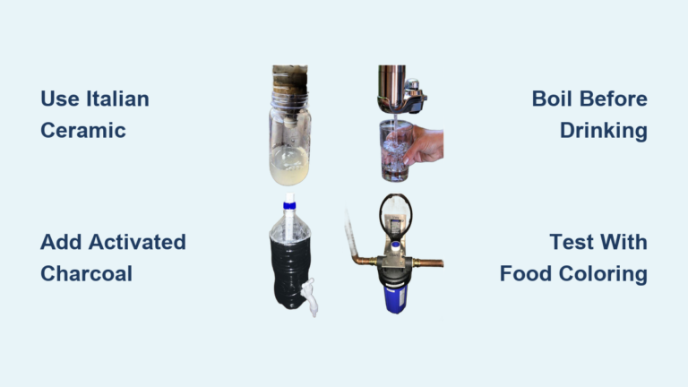 How to Make a Homemade Water Purifier