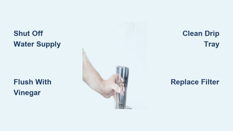 How to Clean Refrigerator Water Dispenser