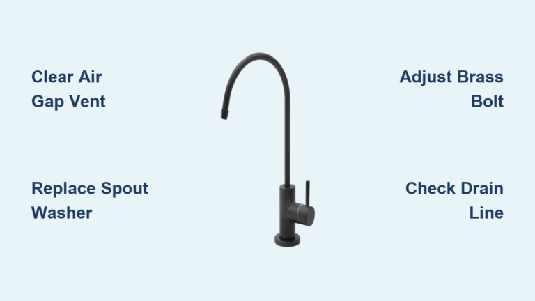 Fix Reverse Osmosis Faucet Leaking