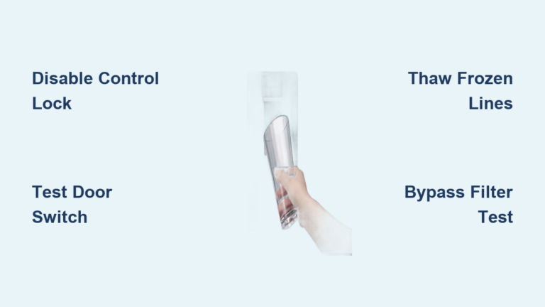 Fix Samsung Water Dispenser Not Working