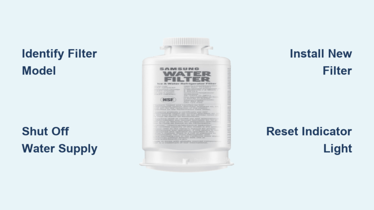 How to Change Samsung Water Filter