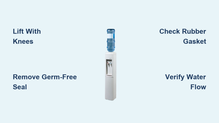 How to Replace Water Jug on Dispenser